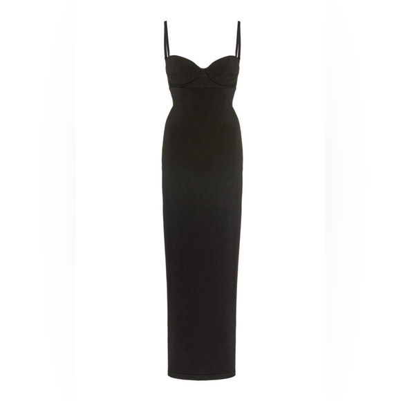 Brandon Maxwell Black Bustier Dress XS - Picture 9 of 12